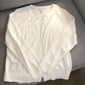 Croft & Barrow off white cardigan